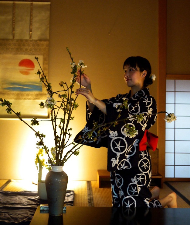 démonstration Ikebana