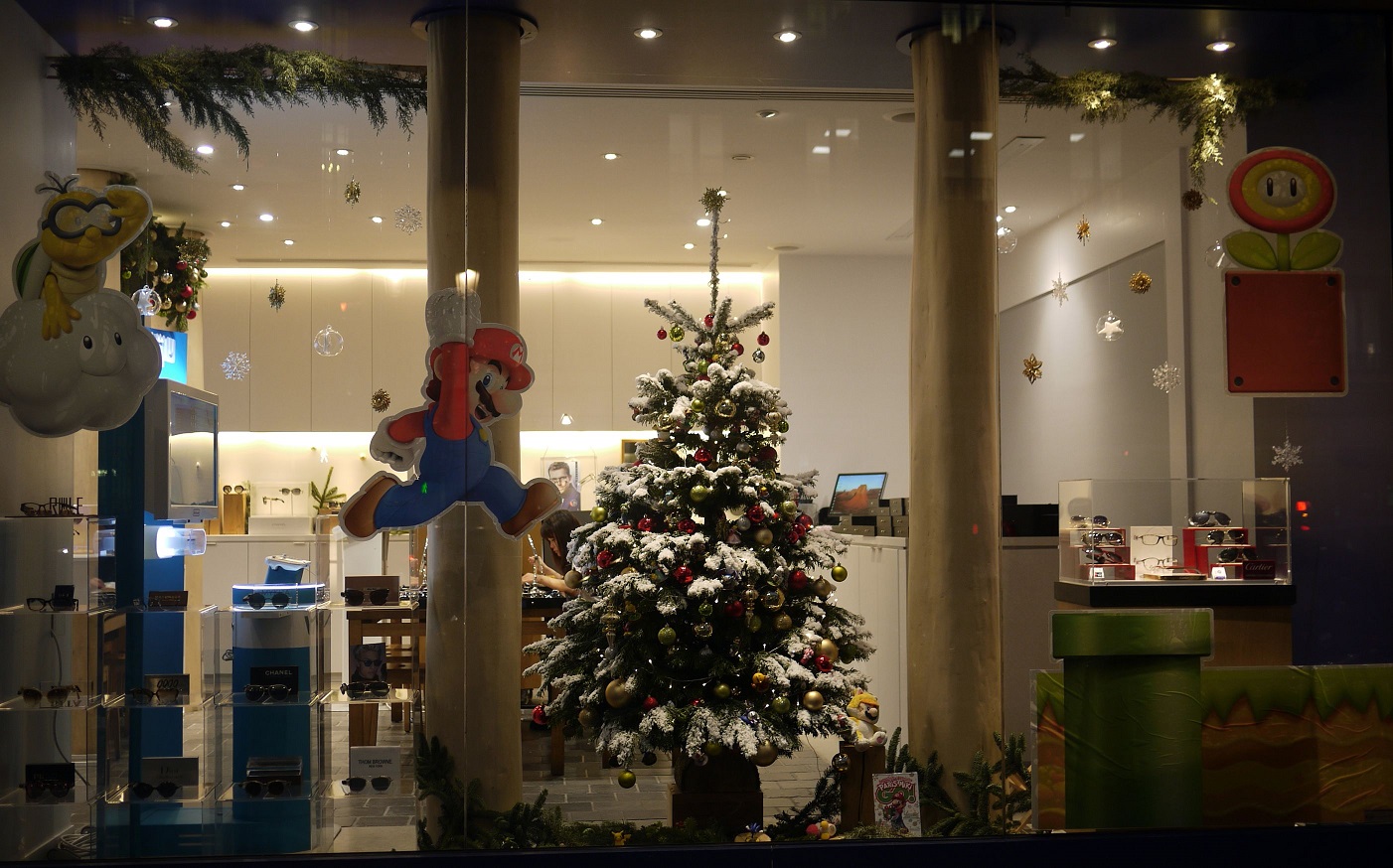 Decoration de vitrine