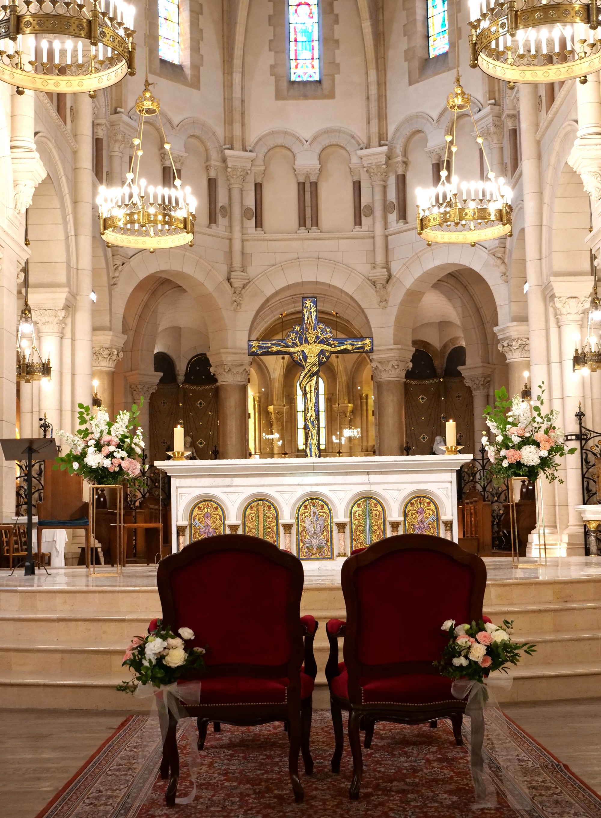 décoration église autel