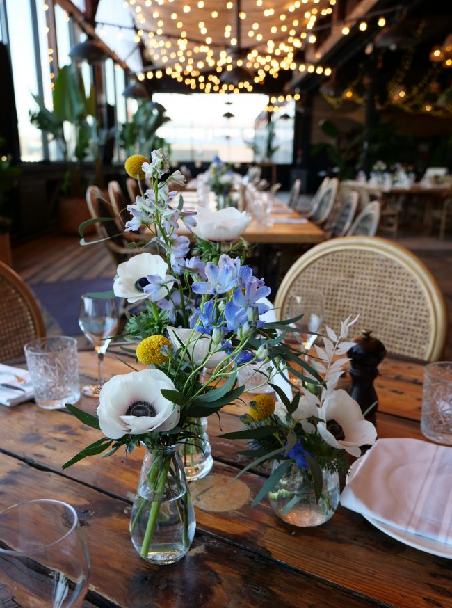 Composition florale, centre de table