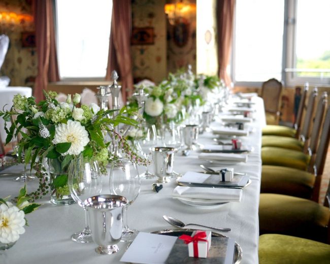 Composition florale, centre de table