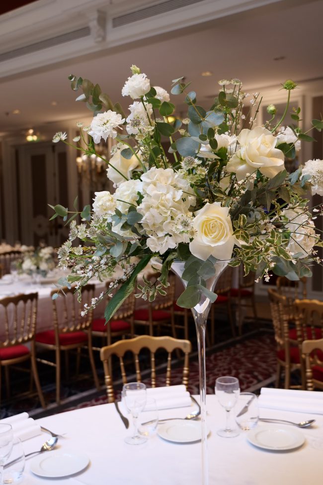 Composition florale, centre de table