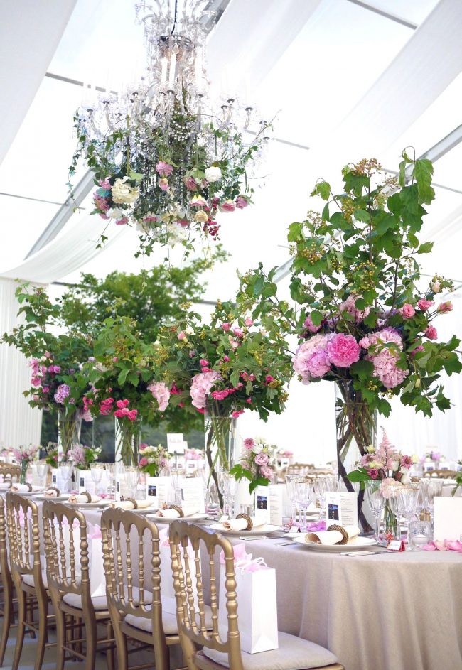 Composition florale, centre de table