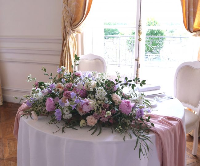 Composition florale, centre de table