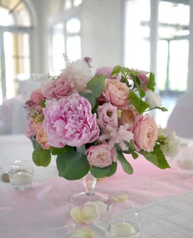 Composition florale, centre de table