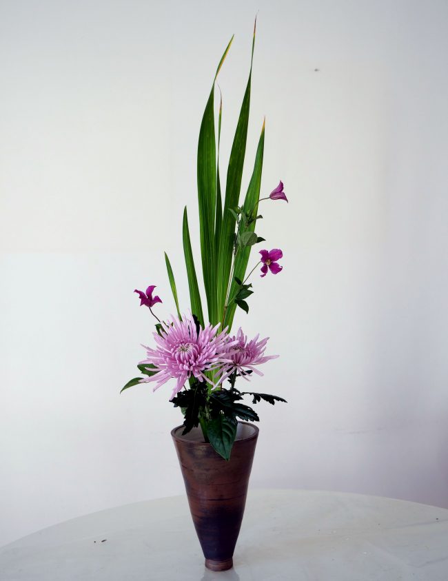 ikebana, composition florale