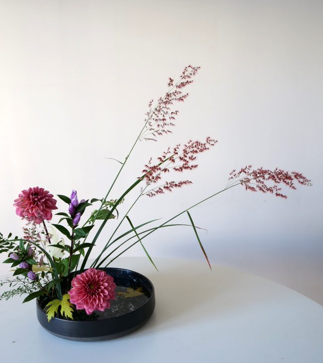 ikebana, composition florale