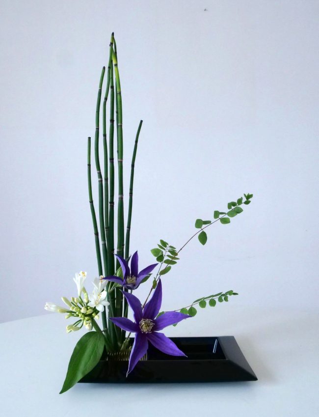 ikebana, composition florale