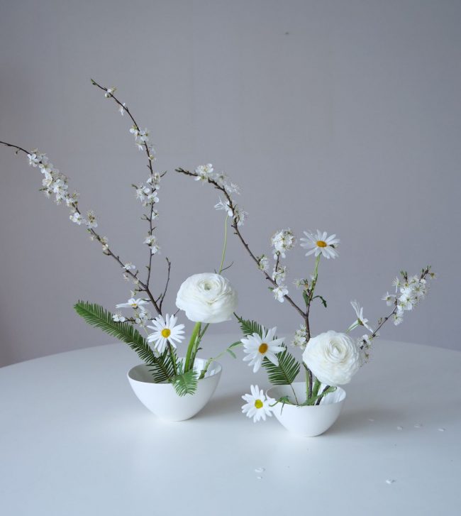 ikebana, composition florale