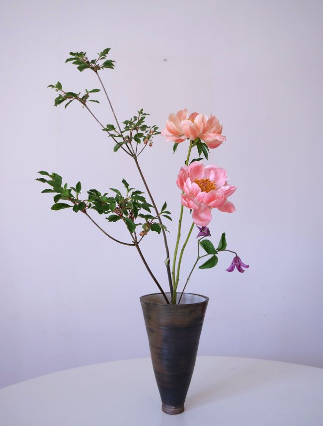 ikebana, composition florale