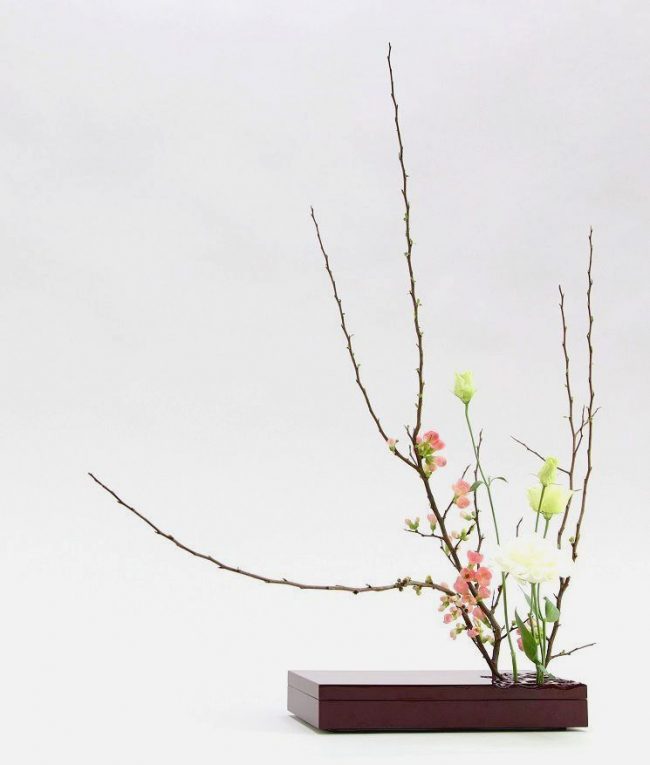 ikebana, composition florale