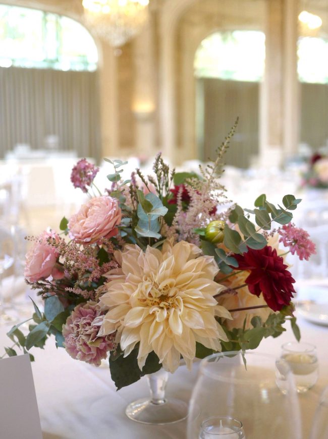 Composition florale, centre de table